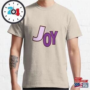 Cute Joy Typography Design Classic T-Shirt Unisex